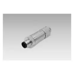Baumer – Cable connector M12, 4-pin, straight, D-coded, without cable (Z 185.S01)