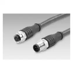 Baumer – Cable with male/female M12, 5-pin, straight, A-coded, 2 m (ESG 34C/KSG34C)