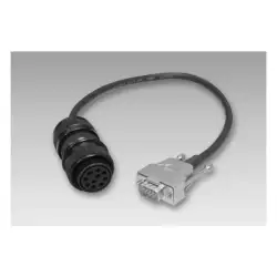 Baumer – Connection cable HS35P with connector MIL, 10-pin / connector D-SUB, 0.5 m