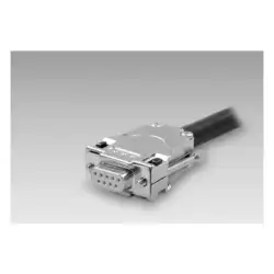 Baumer – Female connector D-SUB, 9-pin, straight, voltage supply / I/Os, cable 10 m