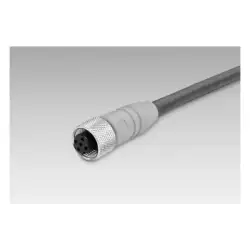 Baumer – Female connector M12, 5-pin, A-coded, 10 m cable (Z 185.P10)