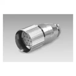 Baumer – Female connector M23, 12-pin, straight, 5 m cable