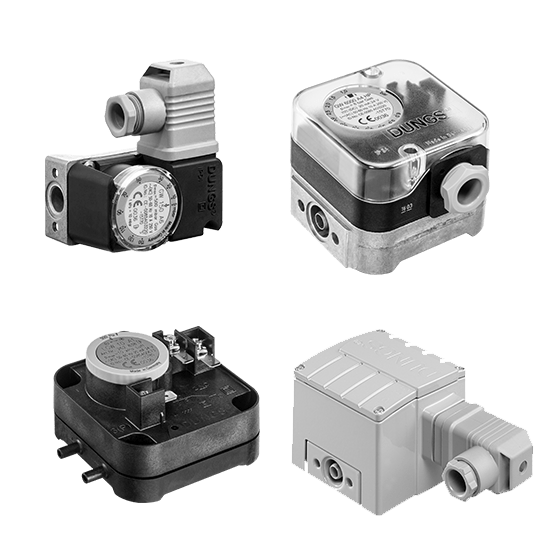 Dungs – Program overview: Gas and air Pressure Switches GW/LGW