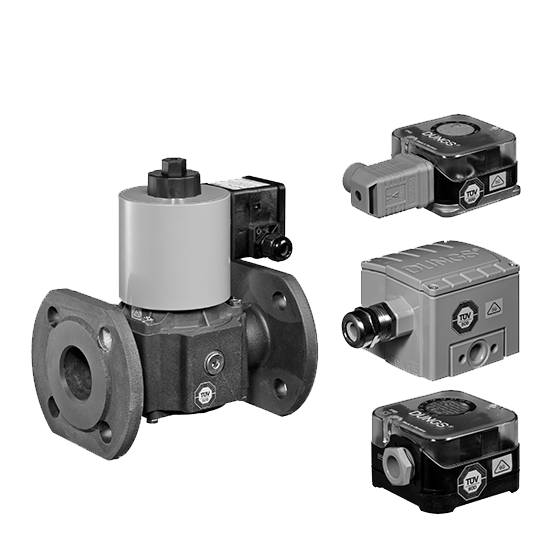 Dungs – Program overview: Special gases Pressure Switches & Valves