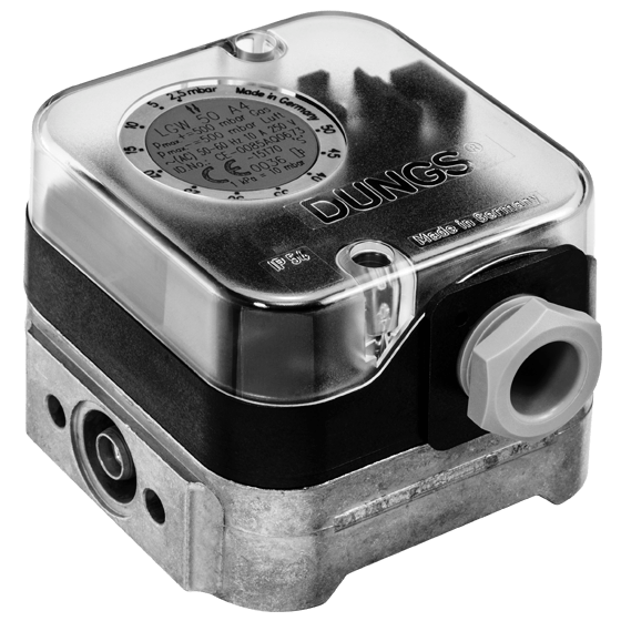 Dungs – LGW…A4: Differential Pressure Switch for air, flue and exhaust gases, Pressure Switch for gas
