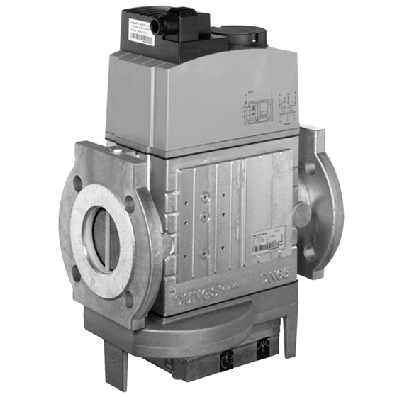 Dungs – MBC-…-VEF: GasMultiBloc®, Combined regulator and safety valve, Infinitely variable air/gas ratio control mode