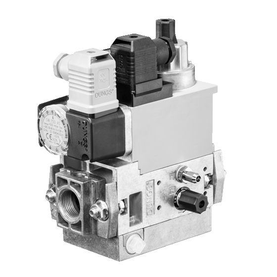 Dungs – MB-D(LE) 407-412 B07: GasMultiBloc®, Control and safety combination, One-stage mode, Integrated bypass valve