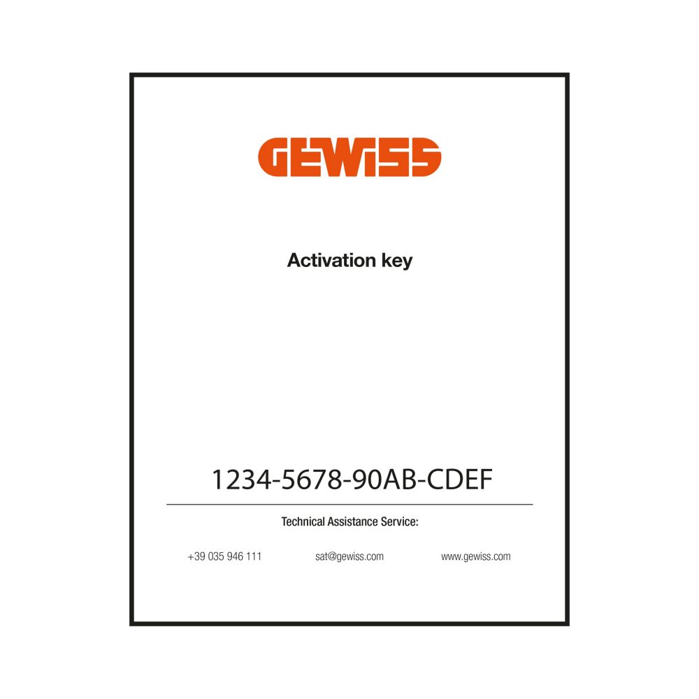 Gewiss – GWA9001