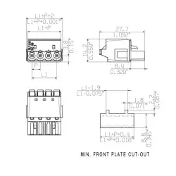 Weidmuller – BLF 5.08HC/02/180B SN OR BX
