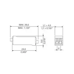 Weidmuller – LSF-DK 3.50/02/180 SN BK BX