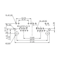 Weidmuller – RJ45C5 R12U 1.7N4G/Y RL