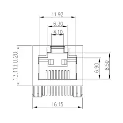 Weidmuller – RJ45C5E R1U 2.8N4N RL