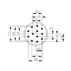 Weidmuller – SAI-M23-BE-12-17MM