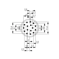 Weidmuller – SAI-M23-SE-16-10MM