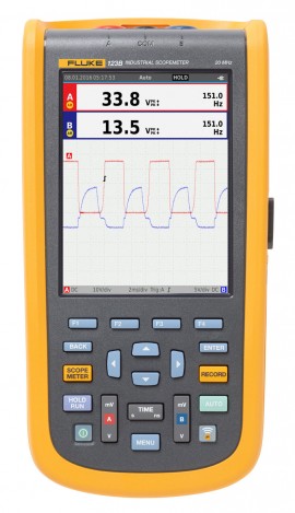 Fluke – Fluke 123B Industrial ScopeMeter Hand-Held Oscilloscope, 20 MHz