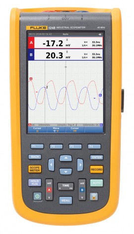 Fluke – Fluke 124B Industrial ScopeMeter Hand-Held Oscilloscope, 40 MHz
