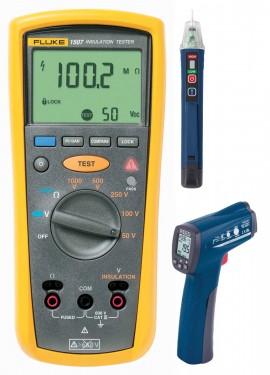 Fluke – Fluke 1507 Insulation Resistance Tester Kit – Includes FREE Products with Purchase