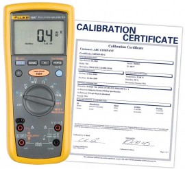 Fluke – Fluke 1587 FC-NIST Insulation Multimeter,  includes Traceable Calibration Certificate