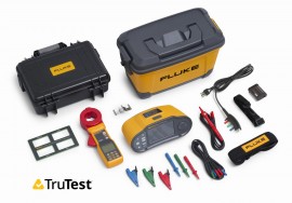 Fluke – Fluke 1674FC US/1630/FTT Multifunctional Installation Tester with 1630-2 earth ground clamp and TruTest Software, 2000 Ω, 40 Hz to 1 kHz