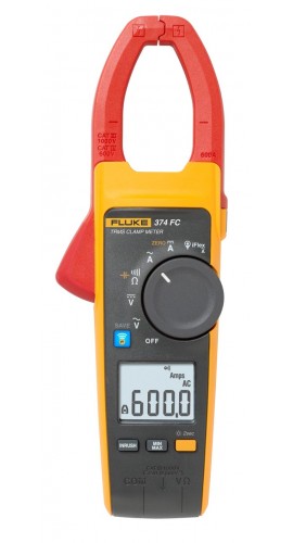 Fluke – Fluke 374 FC True RMS AC/DC Clamp Meter, 600 A, 1000 V