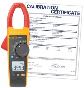 Fluke – Fluke 376 FC-NIST True RMS AC/DC Clamp Meter with iFlex,  includes Traceable Calibration Certificate
