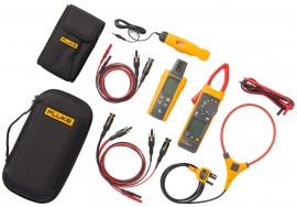 Fluke – Fluke 393-IRR-PVLEAD Solar Kit with True RMS solar clamp meter, irradiance meter and MC4 test leads, 1500 V