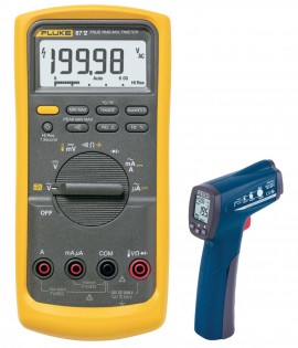 Fluke – Fluke 87V True RMS Industrial Multimeter Kit – Includes the R2300 Infrared Thermometer for FREE