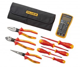 Fluke – Fluke IB117K 117 Electrician’s Multimeter and Insulated Hand Tools Starter Kit with roll up pouch