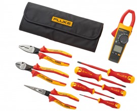 Fluke – Fluke IB376K 376 FC Series True RMS Wireless Clamp Meters and insulated hand tools starter kit, 1000 V