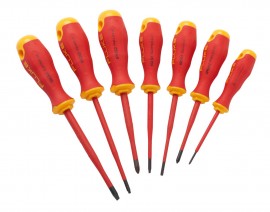 Fluke – Fluke IKSC7 Insulated 7 Unit Screwdriver Kit, 1000 V