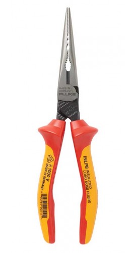 Fluke – Fluke INLP8 Insulated Long Nose Pliers with Side Cutter & Gripping Zones, 1000 V