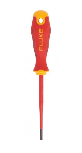 Fluke – Fluke ISLS5 Insulated Slotted Screwdriver, 0.16 x 4″, 1000 V