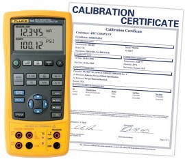 Fluke – Fluke 725US-NIST Multifunction Process Calibrator,  includes Traceable Calibration Certificate