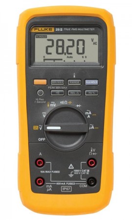 Fluke – Fluke 28-II TRMS Industrial Multimeter with IP67 Rating
