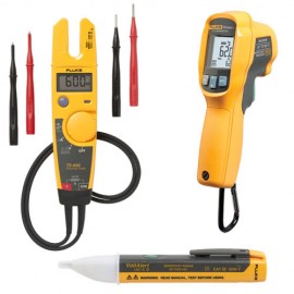 Fluke – Fluke T5 – 600/62 MAX+/1AC – II Electrical Tester IR Thermometer and Voltage Detector Kit