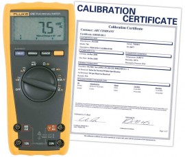Fluke – Fluke 175/EFSP-NIST True RMS Digital Multimeter,  includes Traceable Calibration Certificate